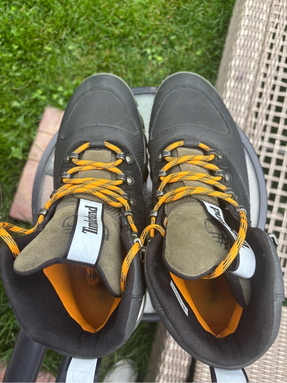TIMBERLAND MEN GARRISON TRAIL HIGH WATERPROOF HIKING BOOTS mint condition - Picture 8 of 11